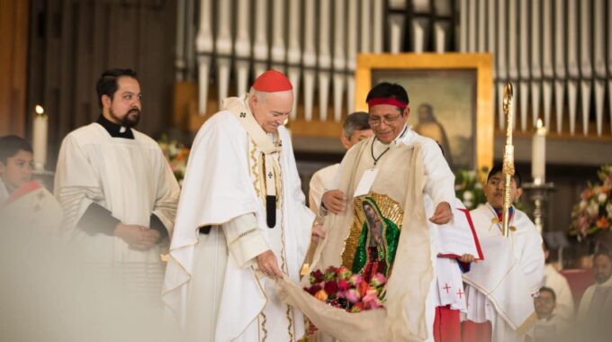 El Cardenal Carlos Aguiar Retes En La Misa De Las Rosas / Foto: Desde La Fe