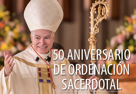 50 aniversario de ordenación sacerdotal Cardenal Carlos Aguiar Retes
